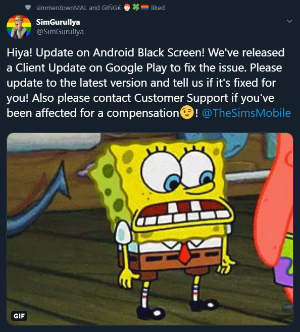 20 de Septiembre 2019 – Actualización en Google Play soluciona problema con pantalla negra en Android