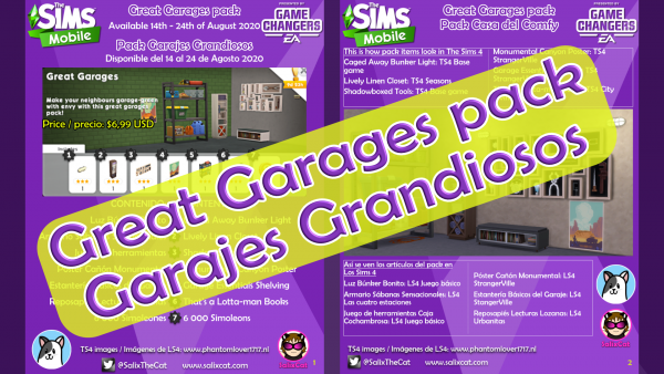 14 de agosto 2020 – Great Garages pack – Pack Garajes Grandiosos