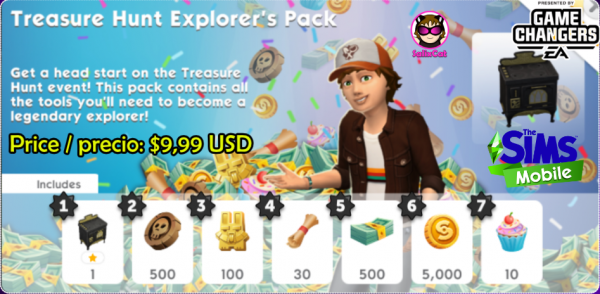 26th of October 2020 – Treasure Hunt Explorer’s Pack #2 – Pack de explorador de la Búsqueda del Tesoro