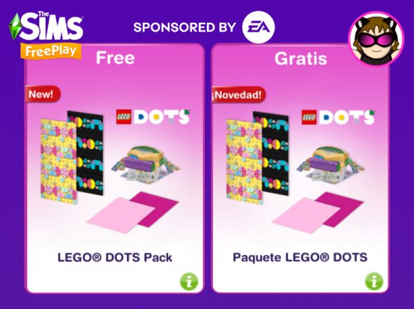 14th of June 2022 – LEGO® DOTS Free Pack
