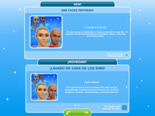 TSFP-Sim-faces-refresh   /   Lavado de cara de los Sims